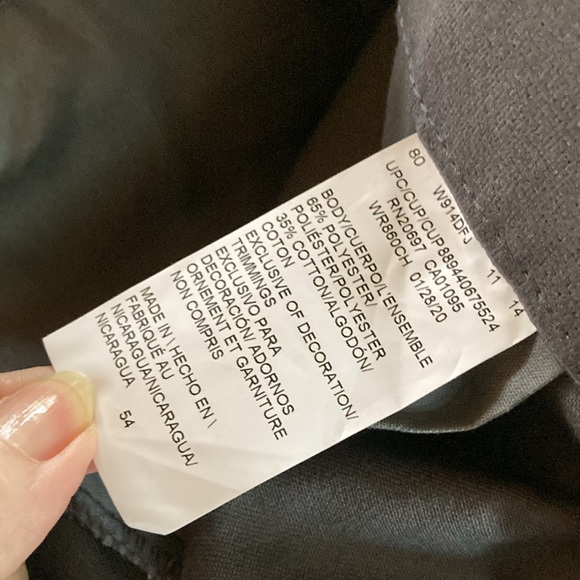 Men’s Dickies Regular Fit Flex gray flat front chino cargo shorts size 54 - NWT - Picture 7 of 8